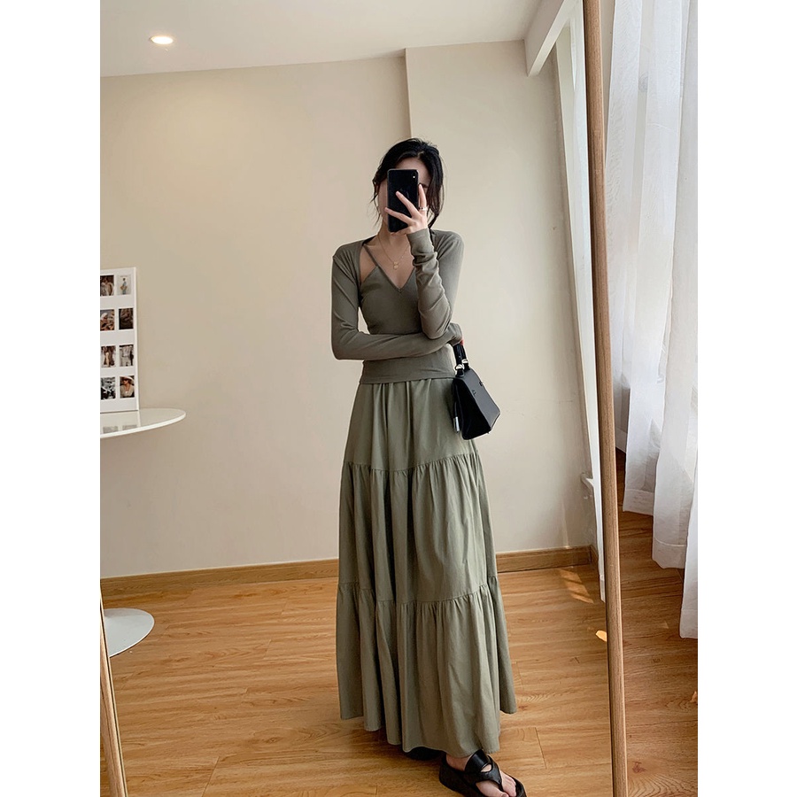 Hàng Mới Về Mới Quần Dài Ống Rộng Lưng Thun Thời Trang Nữ Tính