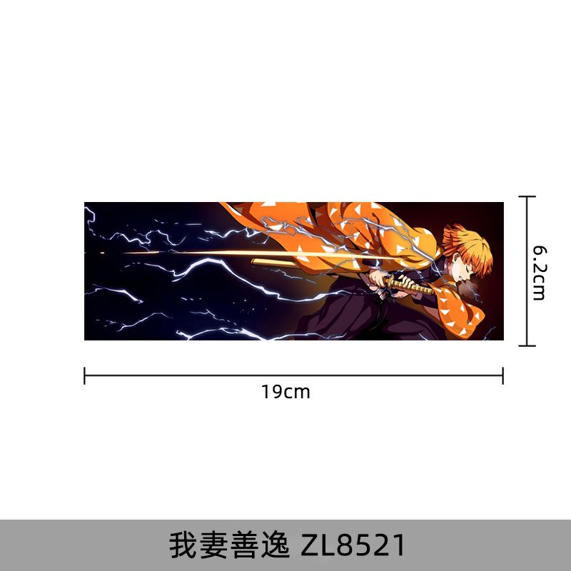 Miếng Dán Trang Trí Xe Hơi Chống Thấm Nước Hình demon slayer jdm tanjirou zenitsu