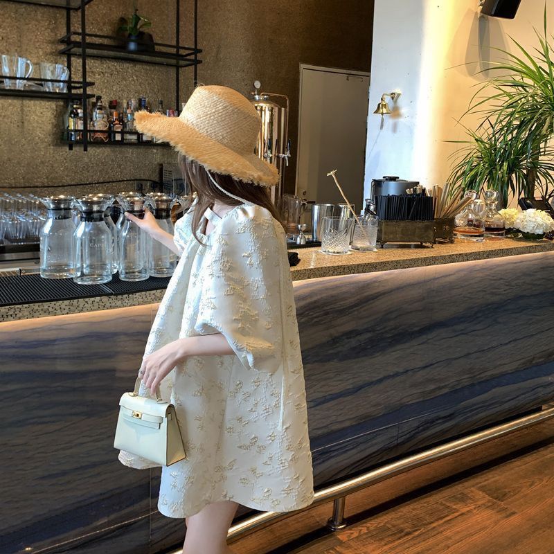 Đầm Công Chúa Dáng Rộng Tay Phồng Phong Cách Thời Trang Mới Mùa Hè Cho Nữ
