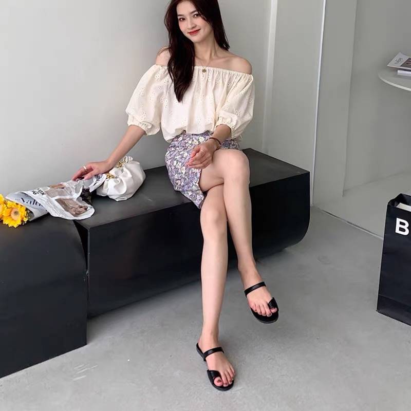 Dép Xỏ Ngón Đế Bằng Thời Trang Mùa Hè