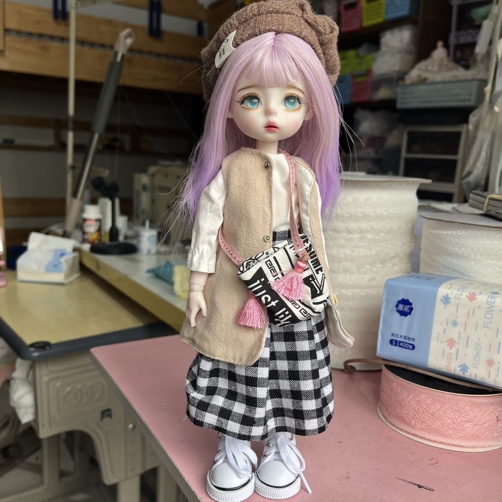 Búp Bê Mắt Thật 3D Có Khớp Nối 8.1 30cm Dễ Thương