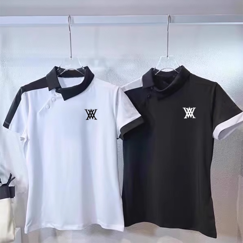 [ANEW] golf Sản phẩm mới dành cho nữ Áo ngắn tay thể thao thông thường Slim-Fit Slimer Look Áo thun 