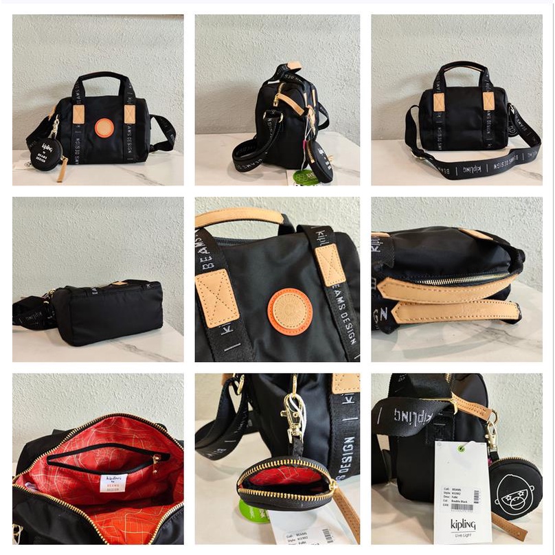 Kipling Ba Lô Du Lịch Đa Năng Màu Đen Phong Cách Nhật Bản Thời Trang Sức Chứa Lớn 1688
