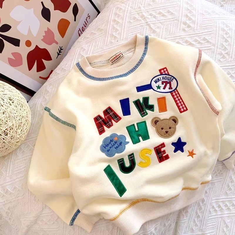 Áo Thun cotton Nguyên Chất Mỏng In Họa Tiết Gấu Dễ Thương Thời Trang Mùa Xuân 2023 Cho Bé