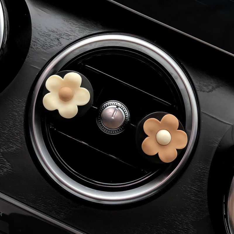 Kẹp Khuếch Tán Hương Thơm Gắn Máy Điều Hòa Xe Hơi Màu Nâu Cổ Điển