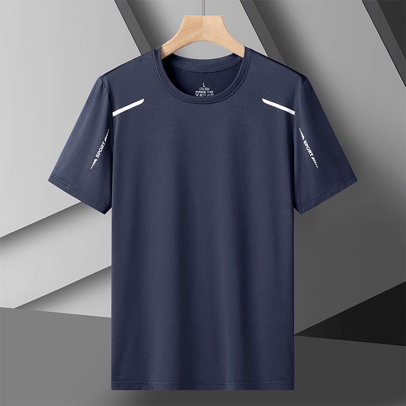 Áo Thun Tay Ngắn Cổ Tròn In Họa Tiết Trẻ Trung Thời Trang Mùa Hè Cho Nam