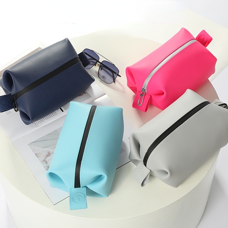 Túi Đựng Mỹ Phẩm Bằng silicone Chống Thấm Nước Kích Cỡ Lớn Tiện Dụng