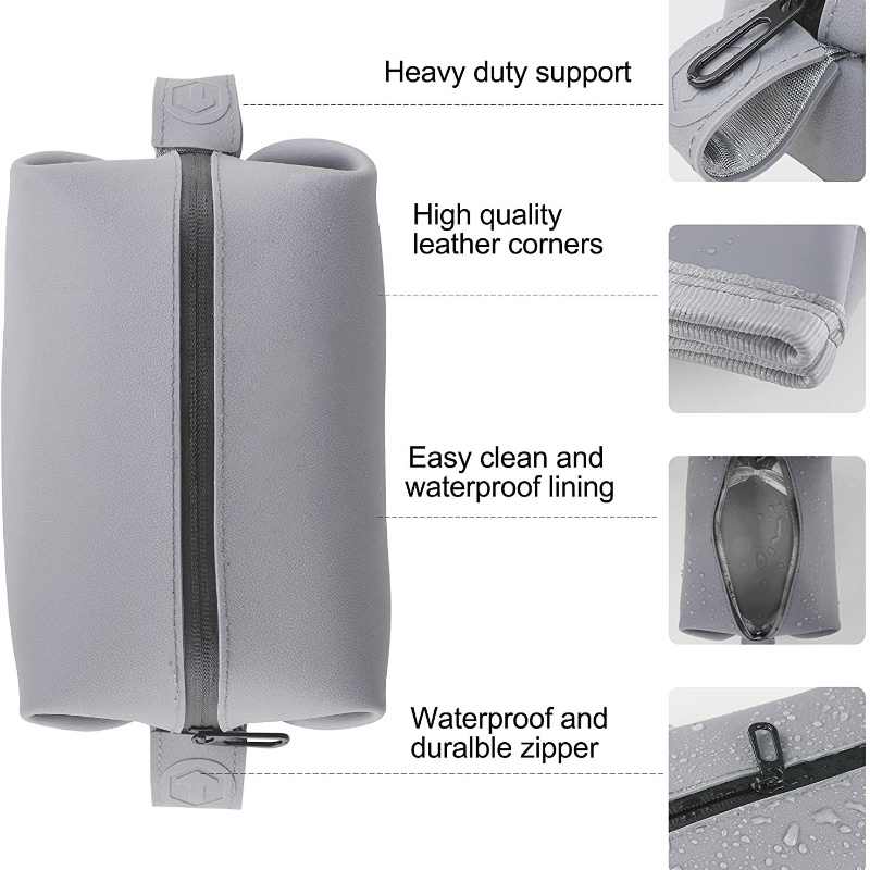 Túi Đựng Mỹ Phẩm Bằng silicone Chống Thấm Nước Kích Cỡ Lớn Tiện Dụng