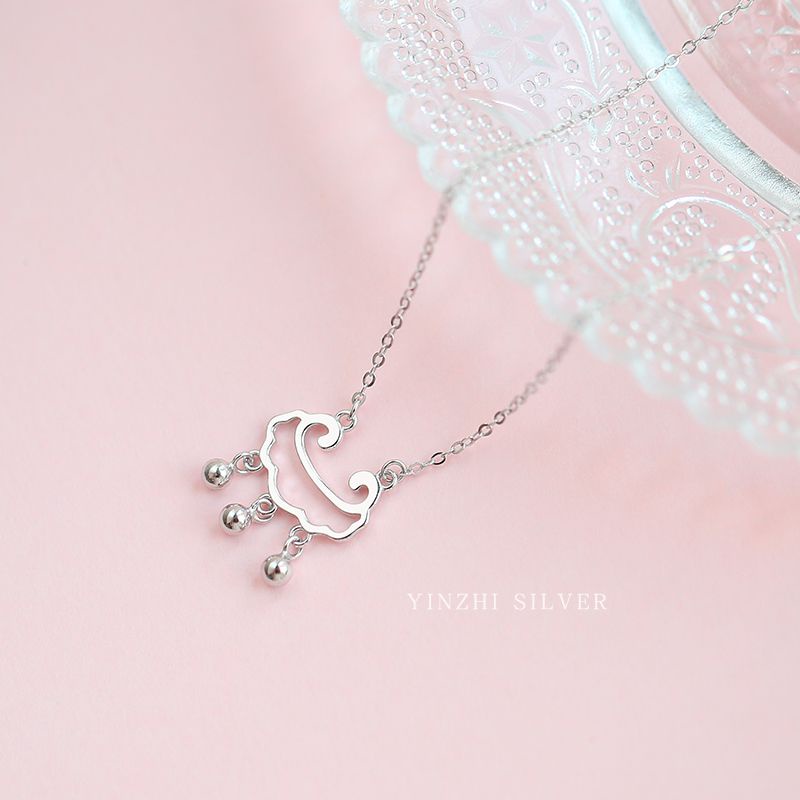 Lắc Chân Dây Xích Khóa An Toàn Bằng Bạc sterling Cao Cấp Thời Trang Mùa Hè Hàng Mới niche 2023 Dành Cho Bạn Nữ