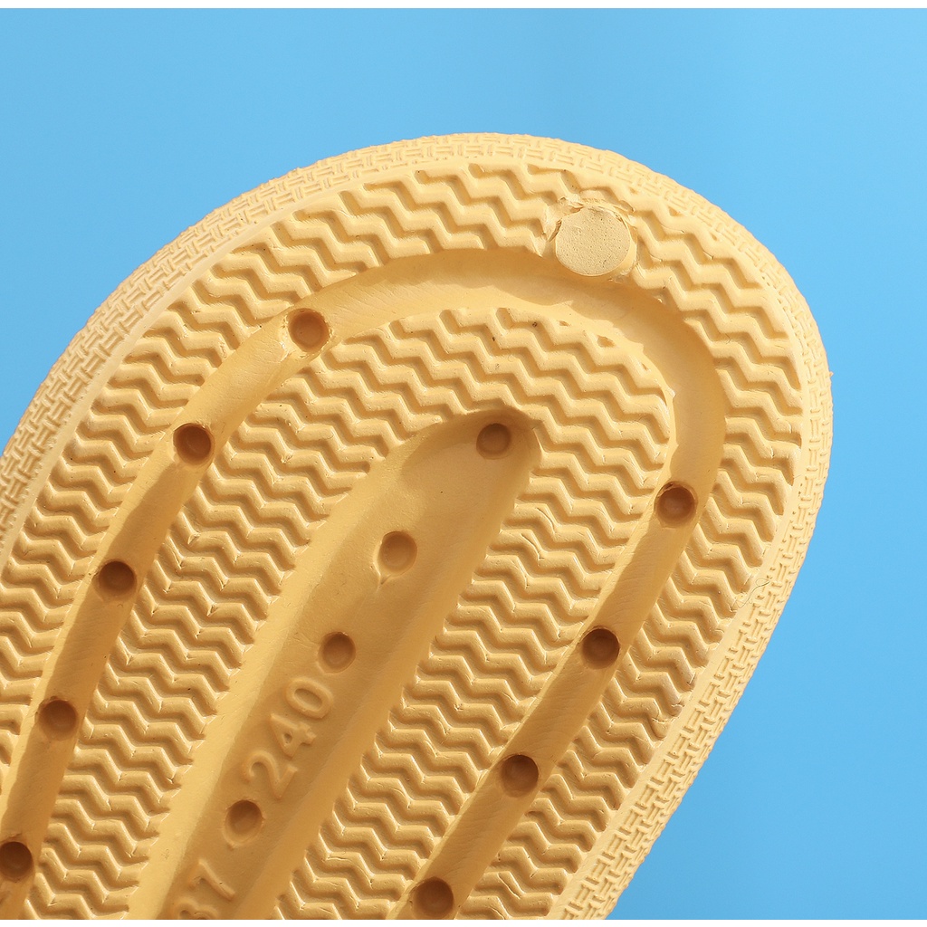 Dép xỏ ngón đế bằng đi trong nhà phong cách mùa hè cho cặp đôi