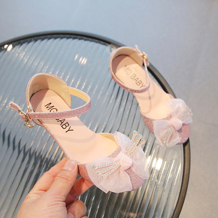 Xăng đan Gót Vừa Thiết Kế Đơn Giản Thoải Mái Thời Trang Mùa Hè Mới Cho Bé Gái