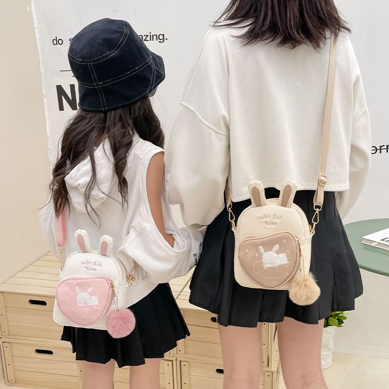 Túi Đeo Chéo Hình Thỏ Dễ Thương Cho Bé Gái