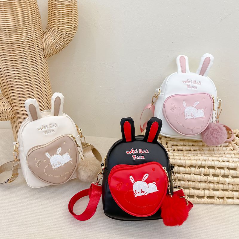 Túi Đeo Chéo Hình Thỏ Dễ Thương Cho Bé Gái