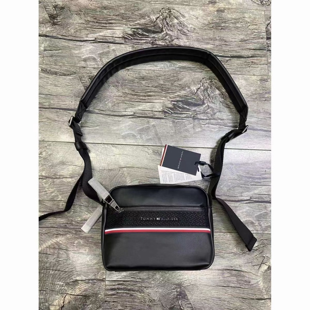 Túi Đeo Vai Tommy Thiết Kế Đơn Giản Thời Trang Cho Nam