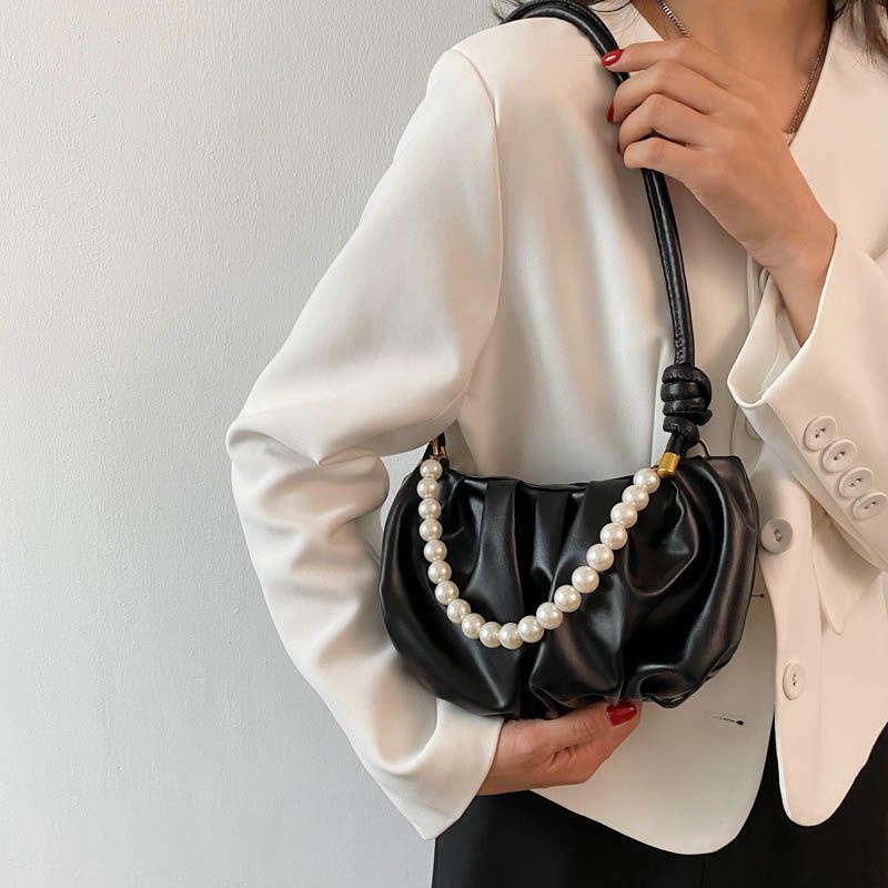 Túi Xách Đính Ngọc Trai Cao Cấp Thời Trang Theo Phong Cách Phương Tây Cho Nữ