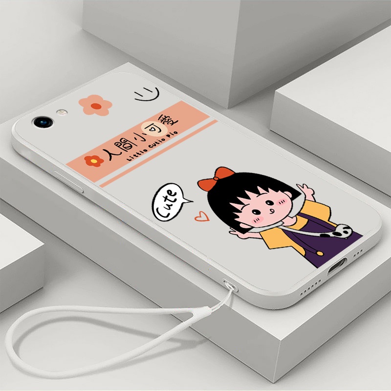 Ốp Điện Thoại Tpu In Hình Maruko + Dây Đeo Cho Vivo Y81 Vivo Y83 Vivo Y85 / V9 Vivo Y91 Vivo Y95 Vivo Y1S