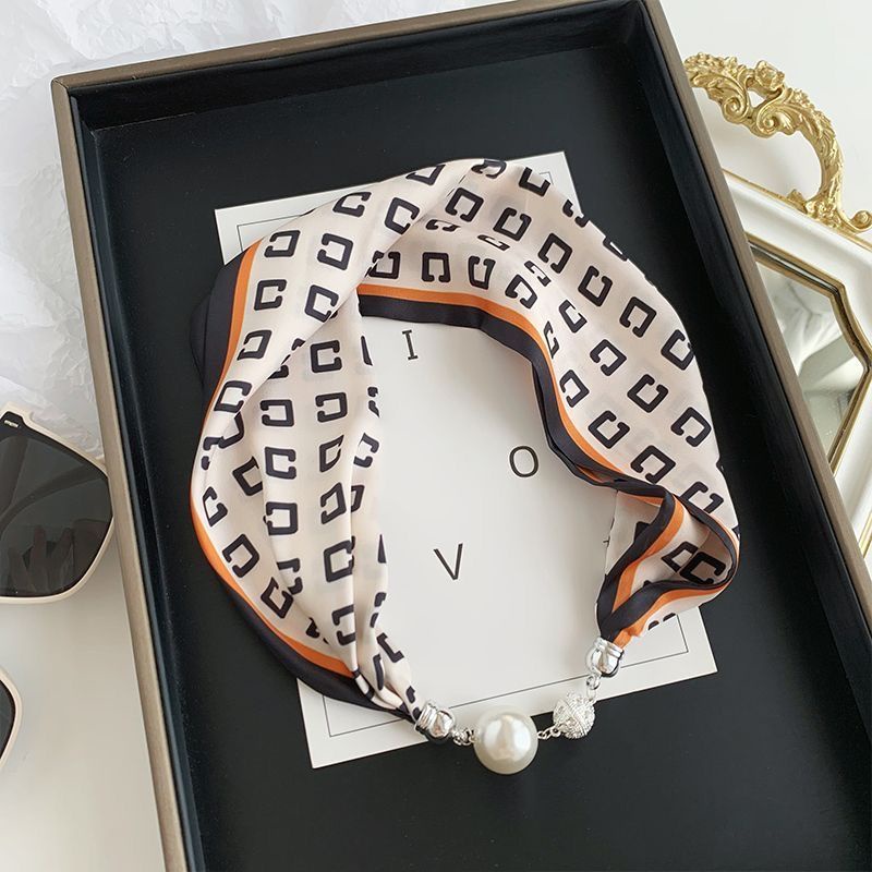 Băng Đô Cài Tóc / Khăn Quàng Cổ Khóa Nam Châm Cao Cấp Thời Trang Xuân Hè Dành Cho Mẹ Bỉm Sữa