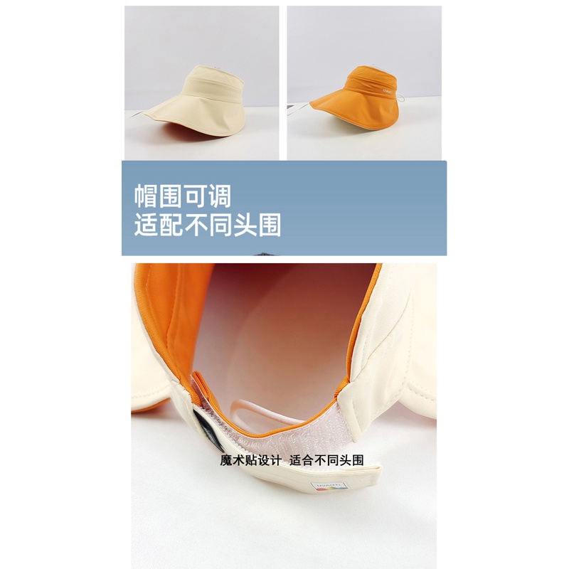 Mũ Chống Nắng Hai Mặt Bằng Lụa Lạnh Chống Tia Cực Tím Phong Cách Hàn Quốc Cho Nữ