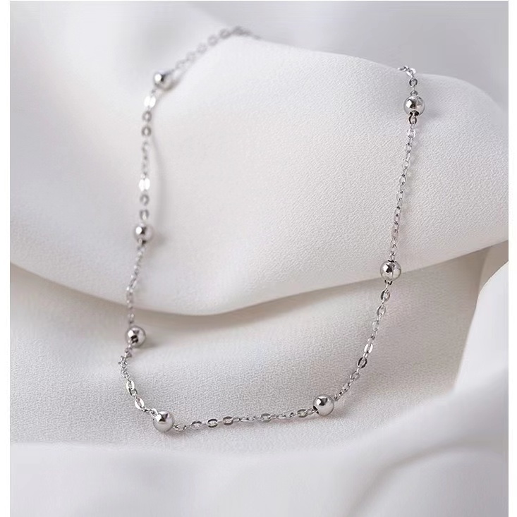 Lắc Chân Dây Xích Khóa An Toàn Bằng Bạc sterling Cao Cấp Thời Trang Mùa Hè Hàng Mới niche 2023 Dành Cho Bạn Nữ