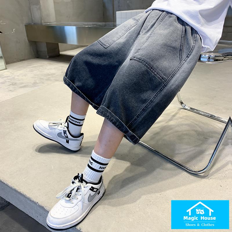 Quần Short Denim Mỏng Phong Cách Mới 2023 Cho Bé Trai