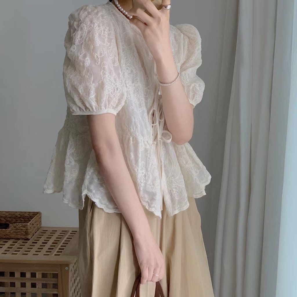 Bộ Áo Sơ Mi + Quần Dài Phong Cách Hong Kong Thời Trang Mùa Hè Cho Nữ