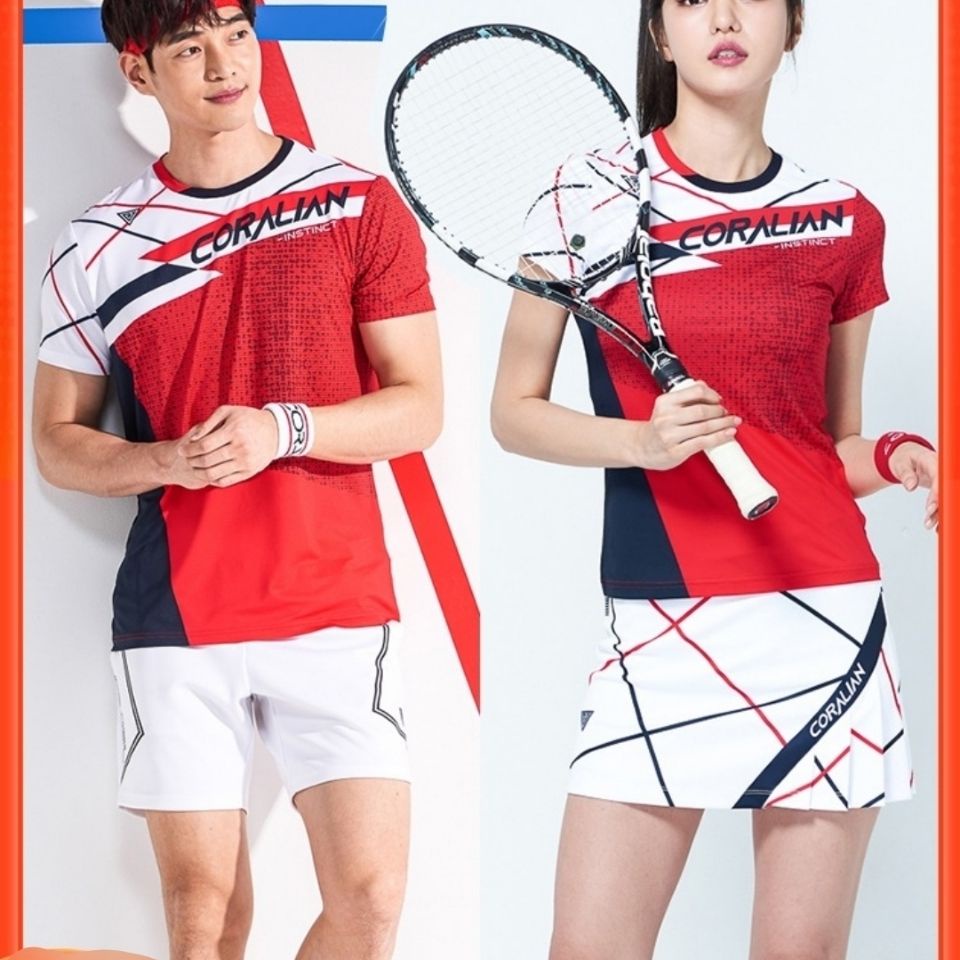 Mới Áo Khoác Thể Thao / Cầu Lông / Tennis Ngắn Thoáng Khí Nhanh Khô Phong Cách Hàn Quốc Cho Nam Và