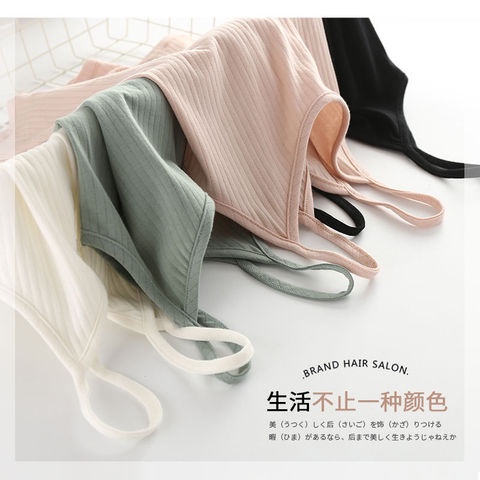 Áo Dây Rút Không Tay Chất Liệu Cotton Nguyên Chất Size Lớn Thời Trang Mùa Hè Cho Nữ
