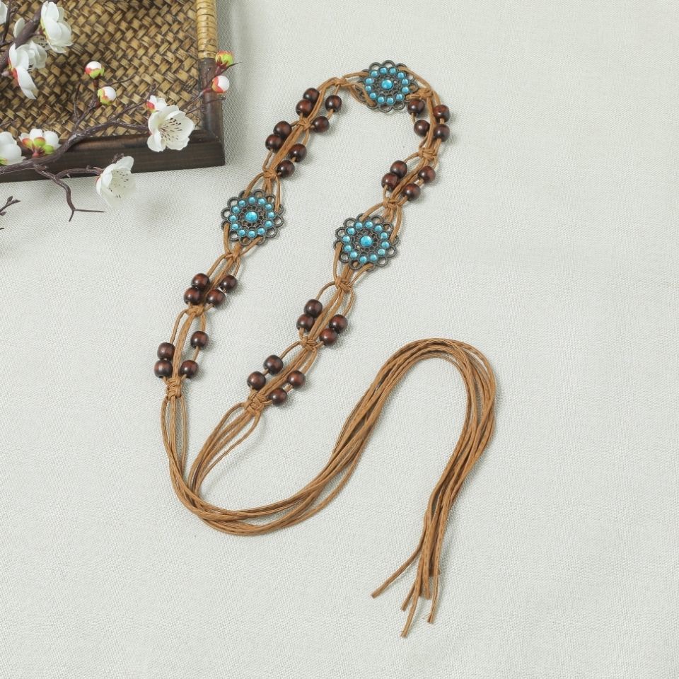 Dây Thắt Lưng Dây Xích Phong Cách Bohemian Thời Trang Cho Nữ