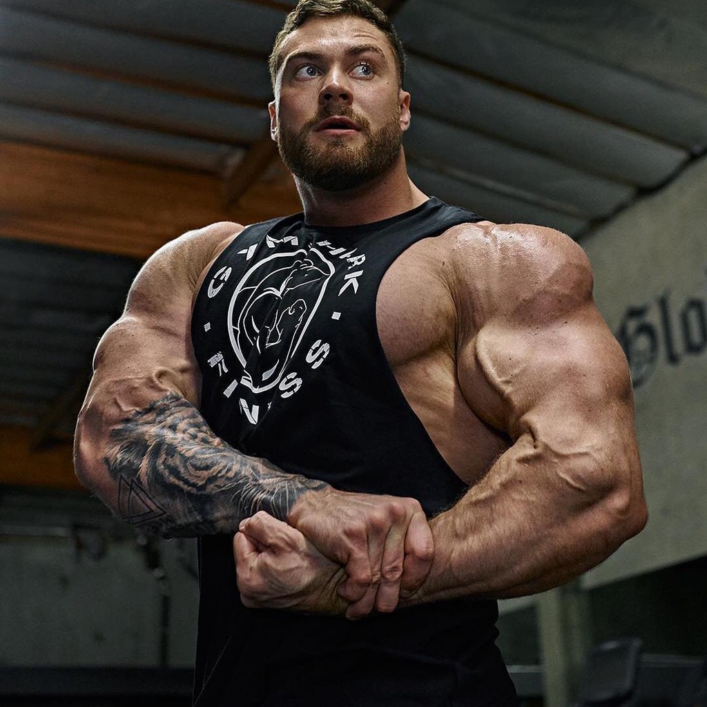 Áo Ba Lỗ Thể Thao Thoáng Khí Mau Khô Phong Cách Âu Mỹ Cho Nam