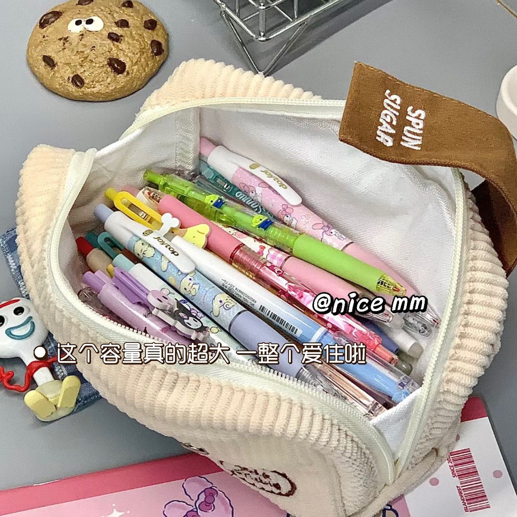 Túi Đựng Bút Hình Bánh Quy Hoạt Hình Siêu Lớn Mẫu Mới Đơn Giản AC2141