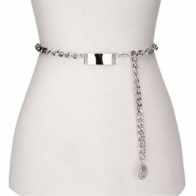 Thắt Lưng Dây Xích Kim Loại Thời Trang Mùa Hè Cho Nữ