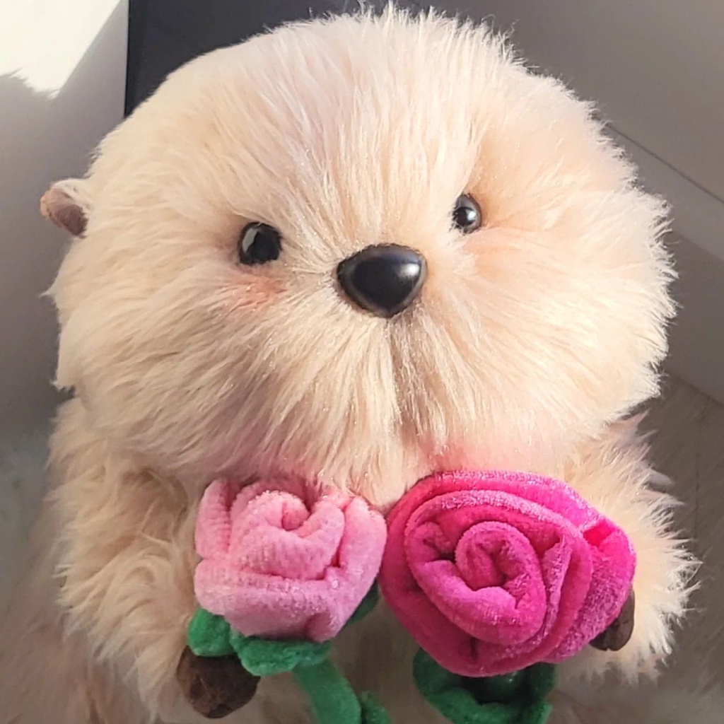 Dễ thương Khách sạn biển sâu Sea Sea Rái cá biển Jelly Beans Đồ chơi sang trọng Nhồi bông Khách sạn biển sâu Sea Rái cá biển Plushie Doll