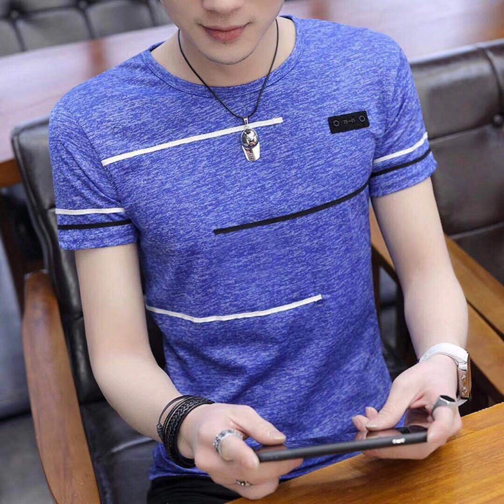 Áo Thun Tay Ngắn Cổ Tròn Chất Liệu Thoáng Khí Nhanh Khô Có Size Lớn M-9XL Cho Nam