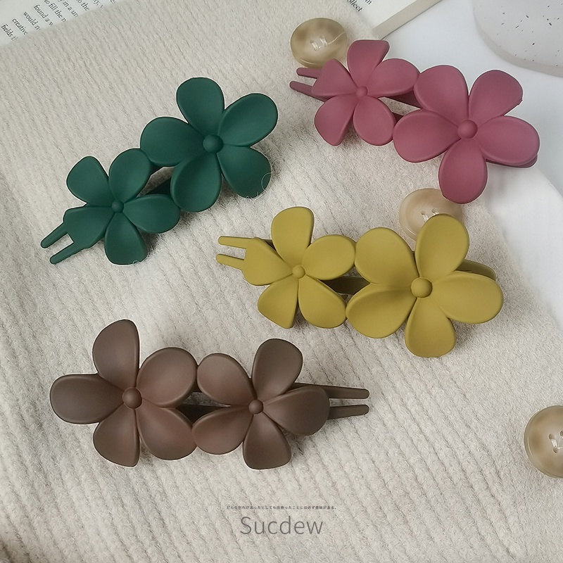 Kẹp Tóc Hình Bông Hoa Lớn Thời Trang Xuân Hè Dành Cho Nữ