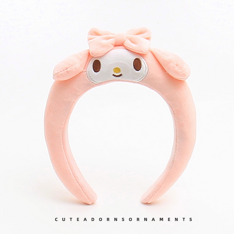 Băng Đô Rửa Mặt Vành Rộng Họa Tiết Hoạt Hình Sanrio Melody Cinnamon Dog