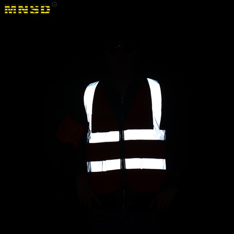 Áo Bảo Hộ Lao Động Không Tay Vải Lưới Mềm Phản Quang Thoáng Khí Mùa Hè