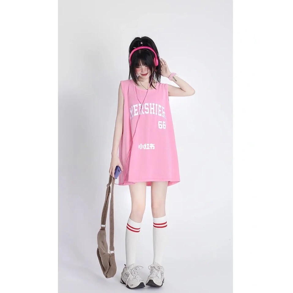 Áo Thun Thể Thao 100% Cotton Sát Nách Dáng Rộng Phong Cách Hip Hop Cá Tính