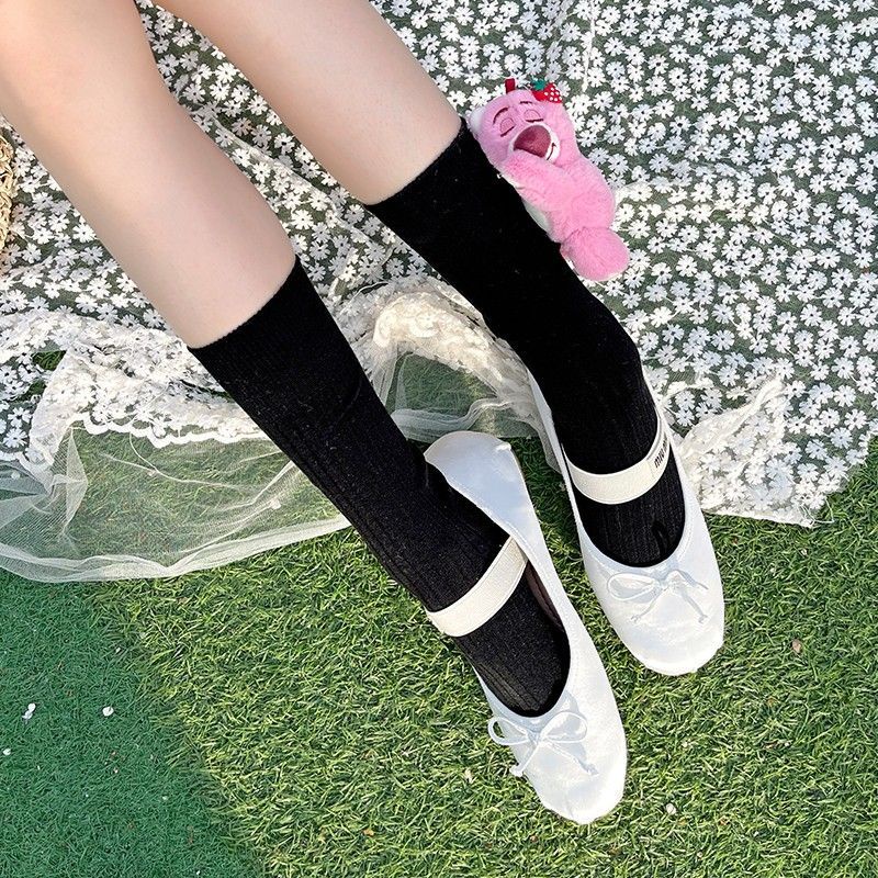 Vớ bông mới,Mô hình gấu hồng và dâu tây dễ thương,Stereo 3D Stereo Cartoon Doll Cub Girl Growth Cartoon Socks Dễ thương và thoải mái