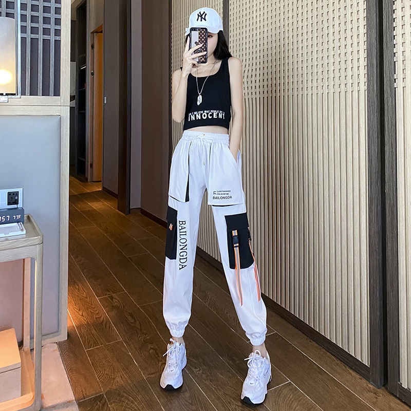 Quần Yếm Dáng Rộng Nhiều Túi Phong Cách Mới Mùa Hè Hợp Thời Trang Cho Nữ