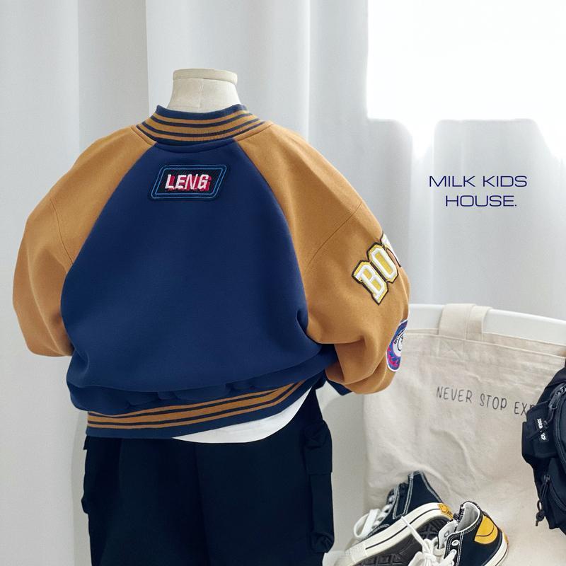 Hàng Mới Về Áo Khoác Bóng Chày Thời Trang Mới 2023 Dành Cho Bé Trai