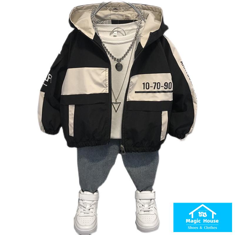 Áo Khoác Cotton Phong Cách Hàn Quốc Thời Trang Mới 2023 Cho Bé Trai