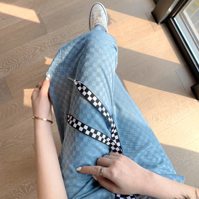 Quần dài NRVP dáng rộng phong cách Hàn Quốc thời trang thể thao