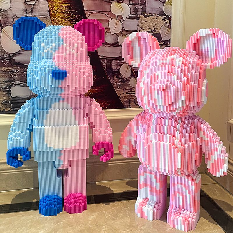 Chất Lượng Cao] Đồ Chơi Lắp Ráp Lego Nano Hình Chú Gấu Cho Bé Gái