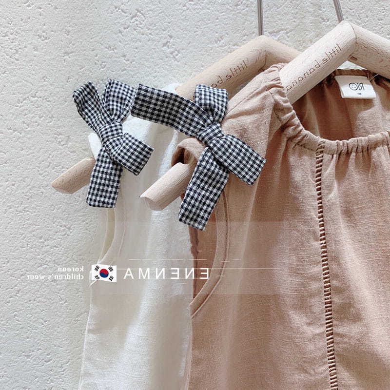 Áo Sơ Mi Vải Lanh Cotton Không Tay Dễ Thương Phong Cách Hàn Quốc Cho Bé Gái