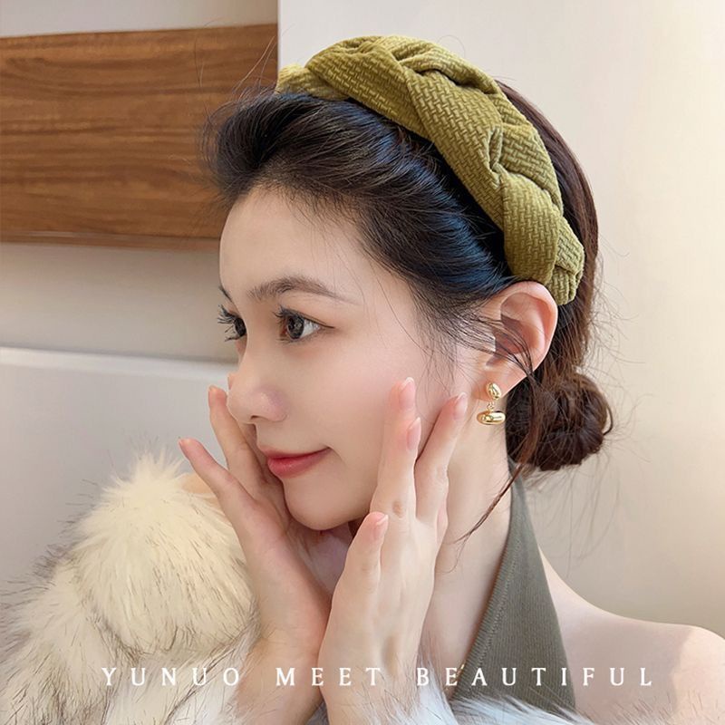 Băng Đô Rửa Mặt Bằng Bọt Biển Chống Trượt Thời Trang Thu Đông