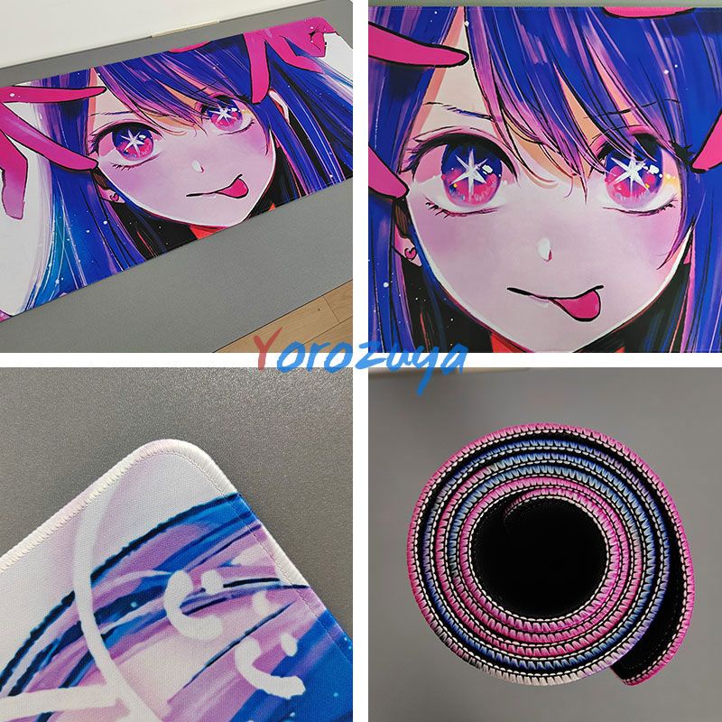 Oshi no Ko mouse pad Hoshino Ai Akua Ruby keyboard pad Arima Kana desk pad anime periphery