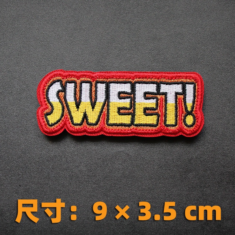 Hàng Mới Về Mới Sticker 3D Dán Trang Trí Túi Xách Hình Hoa Thêu Sáng Tạo