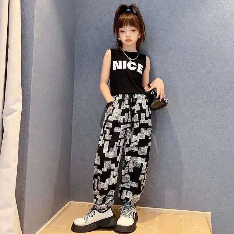 Set Đồ Thể Thao Hai Mảnh Phong Cách Thời Trang Mới 2023 Dành Cho Bé Gái