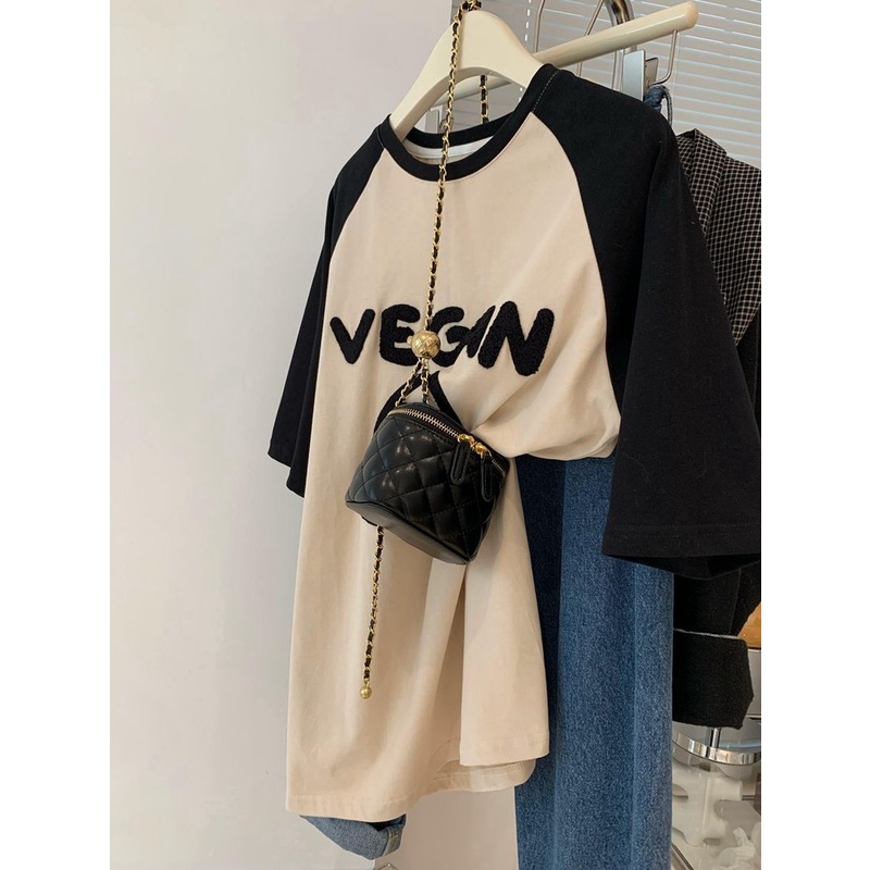 Áo Thun Tay Ngắn Chất Cotton Màu Trơn Cỡ Lớn 300KG / 240KG Phong Cách Châu Âu Thời Trang Mùa Hè Cho Nữ