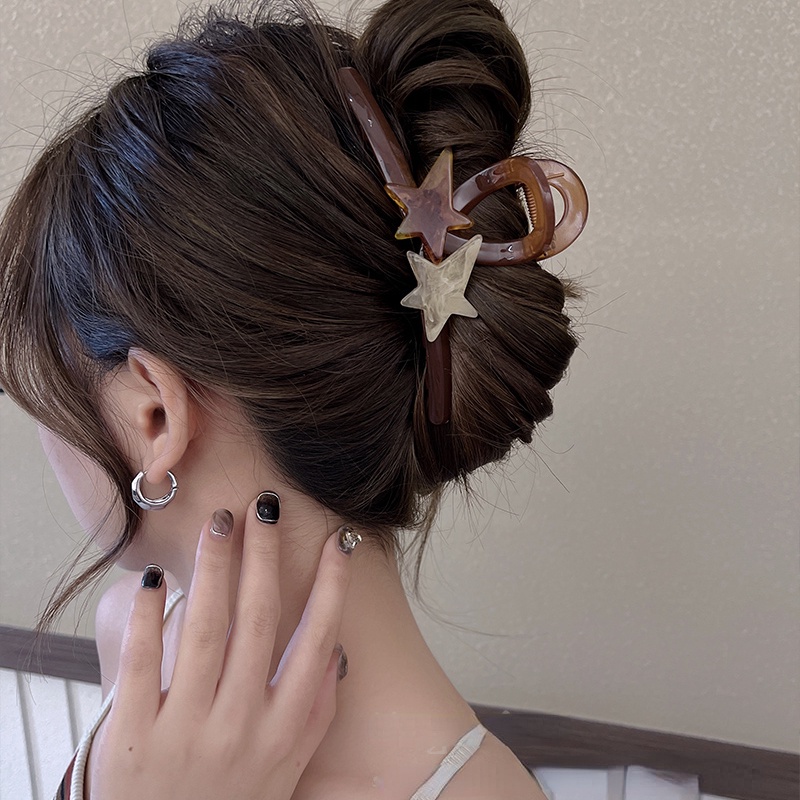 Kẹp Tóc Ngôi Sao Năm Cánh Cỡ Lớn Thời Trang Mùa Hè Cao Cấp Cho Nữ